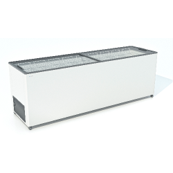 ЛАРЬ морозильный F 800 C серый (прямое стекло) - интернет-магазин КленМаркет.ру