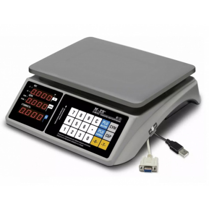 ВЕСЫ торговые Mertech 328 C-32.5 TOUCH-M LED с RS-232 и USB без АКБ - интернет-магазин КленМаркет.ру