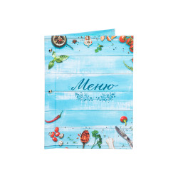 Папка для меню «Кантри» из кашированного картона - интернет-магазин КленМаркет.ру