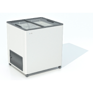 ЛАРЬ морозильный F 215 C серый (прямое стекло)