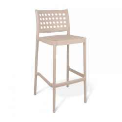 Стул барный пластиковый SHT-S181-1 с жестким сиденьем - интернет-магазин КленМаркет.ру