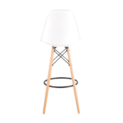 Стул барный «Eames» с жестким сиденьем (деревянный каркас) - интернет-магазин КленМаркет.ру