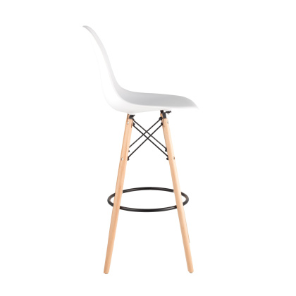 Стул барный «Eames» с жестким сиденьем (деревянный каркас) - интернет-магазин КленМаркет.ру