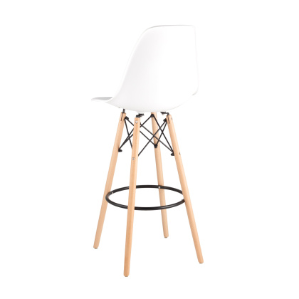 Стул барный «Eames» с жестким сиденьем (деревянный каркас) - интернет-магазин КленМаркет.ру