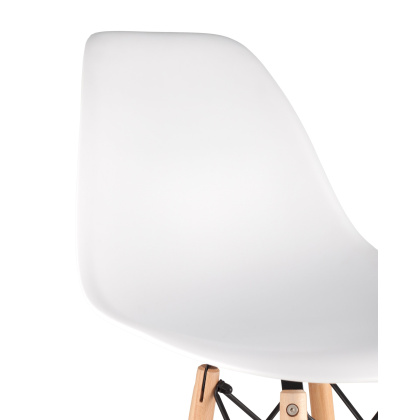 Стул барный «Eames» с жестким сиденьем (деревянный каркас) - интернет-магазин КленМаркет.ру