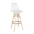 Стул барный «Eames» с жестким сиденьем (деревянный каркас) - интернет-магазин КленМаркет.ру