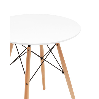 Стол обеденный «Eames D-700 мм, 4 ножки» нераздвижной - интернет-магазин КленМаркет.ру