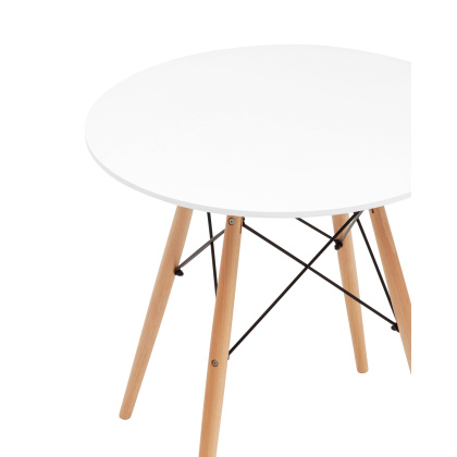 Стол обеденный «Eames D-700 мм, 4 ножки» нераздвижной - интернет-магазин КленМаркет.ру