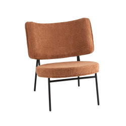 Кресло «Дорсет Лаунж, букле» с мягким сиденьем (окрашенный каркас) - интернет-магазин КленМаркет.ру