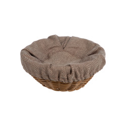 ЧЕХОЛ ДЛЯ КОРЗИНКИ ПАНАМА желтовато-коричневый (цвет 19) (кт1896 кт1897  круглый) - интернет-магазин КленМаркет.ру