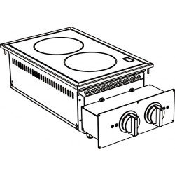 Плита индукционная встраиваемая 700 сер. APACH CHEF LINE SLDI7I4 - интернет-магазин КленМаркет.ру