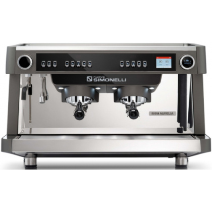 КОФЕМАШИНА - автомат мультибойлерная Nuova Simonelli NUOVA AURELIA MP 2Gr 220V Metallic grey+high groups+Autopurge+ E-milk technology (255601) - интернет-магазин КленМаркет.ру