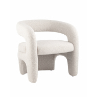 Кресло лаунж «Баксо, букле» с мягким сиденьем  