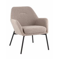 Кресло лаунж «Женуаз, букле» с мягким сиденьем  