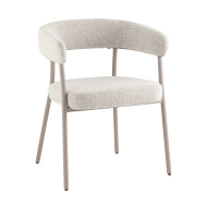 Стул-кресло «Дамиан» с мягким сиденьем (окрашенный каркас)