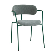 Стул-кресло «Джордж, букле» с мягким сиденьем (ножки стальные)