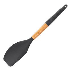 ЛОПАТКА кулинарная 32х6см. дерево, силикон  [3803724, 9877251] - интернет-магазин КленМаркет.ру