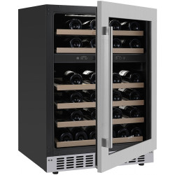 ШКАФ винный Libhof Connoisseur CXD-46 silver под столешницу (libcxd46s) - интернет-магазин КленМаркет.ру