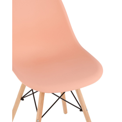 Стул пластиковый «Eames» с жестким сиденьем (разобранный каркас, продажа упаковкой 4 шт./уп) - интернет-магазин КленМаркет.ру