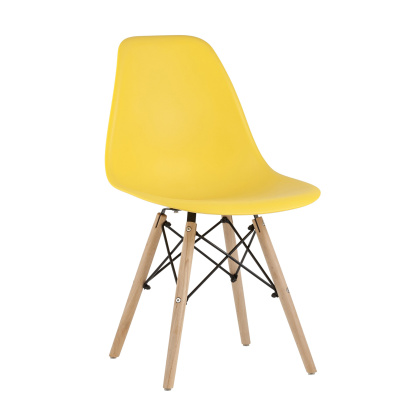 Стул пластиковый «Eames» с жестким сиденьем (разобранный каркас, продажа упаковкой 4 шт./уп) - интернет-магазин КленМаркет.ру