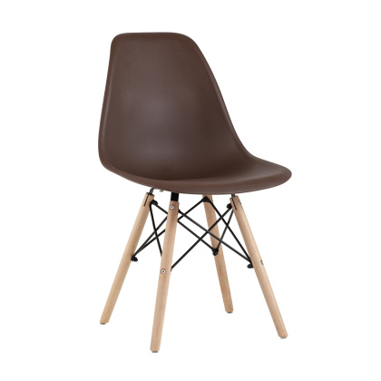 Стул пластиковый «Eames» с жестким сиденьем (разобранный каркас, продажа упаковкой 4 шт./уп) - интернет-магазин КленМаркет.ру