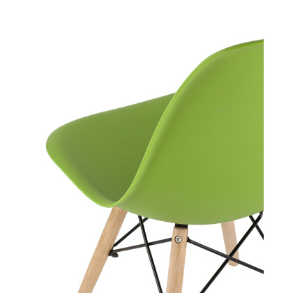 Стул пластиковый «Eames» с жестким сиденьем (разобранный каркас, продажа упаковкой 4 шт./уп) - интернет-магазин КленМаркет.ру