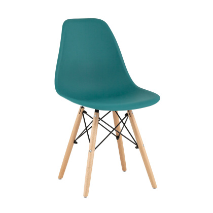 Стул пластиковый «Eames» с жестким сиденьем (разобранный каркас, продажа упаковкой 4 шт./уп) - интернет-магазин КленМаркет.ру