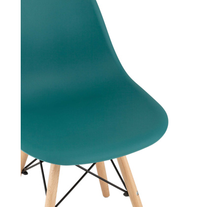 Стул пластиковый «Eames» с жестким сиденьем (разобранный каркас, продажа упаковкой 4 шт./уп) - интернет-магазин КленМаркет.ру