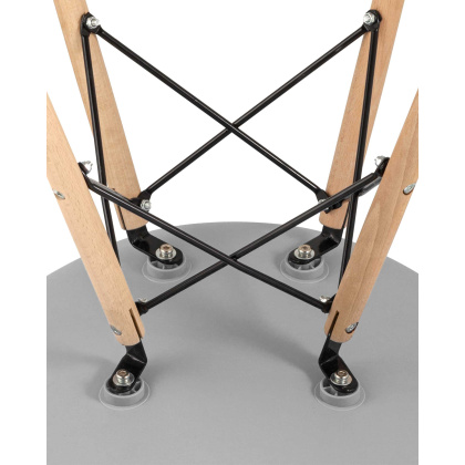 Стул пластиковый «Eames» с жестким сиденьем (разобранный каркас, продажа упаковкой 4 шт./уп) - интернет-магазин КленМаркет.ру