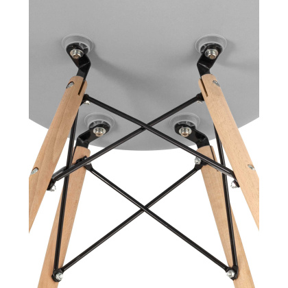 Стул пластиковый «Eames» с жестким сиденьем (разобранный каркас, продажа упаковкой 4 шт./уп) - интернет-магазин КленМаркет.ру