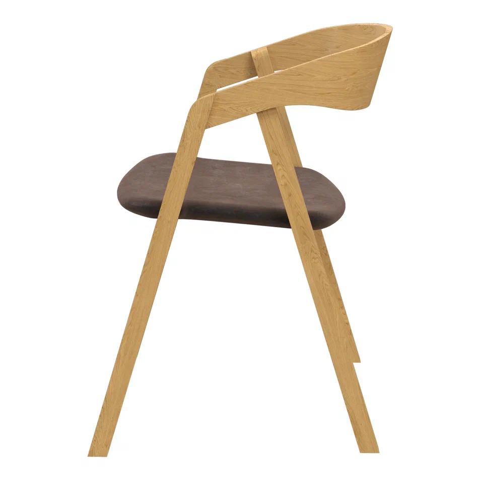 Стул-кресло «Хаки дуб» с мягким сиденьем (деревянный каркас) - интернет-магазин КленМаркет.ру