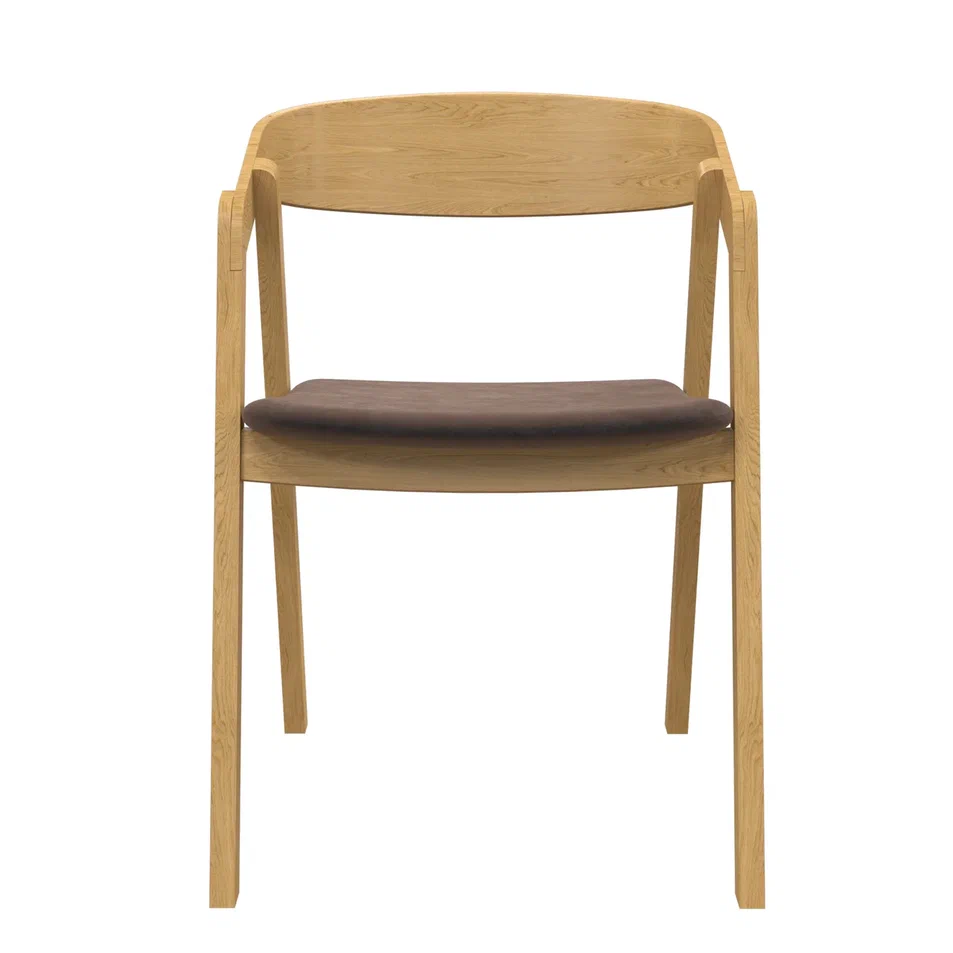 Стул-кресло «Хаки дуб» с мягким сиденьем (деревянный каркас) - интернет-магазин КленМаркет.ру