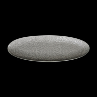БЛЮДО овальное 14'' 356х114х21мм, серый 