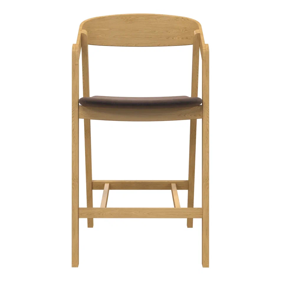 Стул барный «Хаки дуб» с мягким сиденьем (деревянный каркас) - интернет-магазин КленМаркет.ру