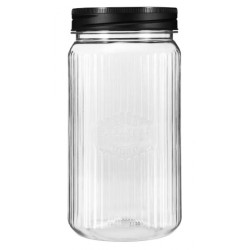 БАНКА для сып. продуктов 1,3л с крышкой квадратная ПП [440200313] - интернет-магазин КленМаркет.ру