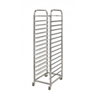 ТЕЛЕЖКА-ШПИЛЬКА под подносы Luxstahl ТШГР-10  нерж. разборная