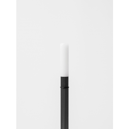 Лампа настольная LED CANDLE беспроводная серая d=11 см. h=25,5 см. 1 цвет, 3 режима яркости, алюм. - интернет-магазин КленМаркет.ру