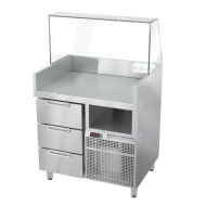 Станция для бургеров и хот-догов БАВАРИЯ БХС-900.700-02-3 (без лайт-бокса)