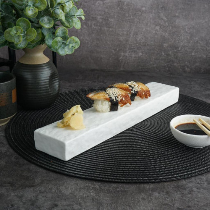 Блюдо прямоугольное 30,6*6*2,8 см White Matt Panasia P.L. Proff Cuisine - интернет-магазин КленМаркет.ру