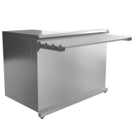 Прилавок кассовый универсальный Luxstahl КК-1200 Premium