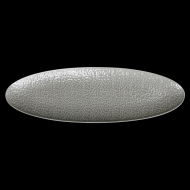 БЛЮДО овальное 17'' 440х140х23мм, серый 