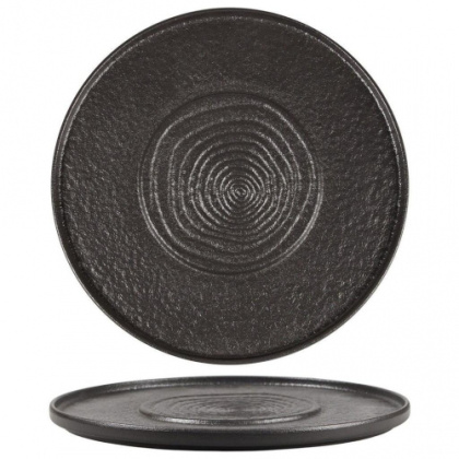Блюдо круглое d 30 см h2 см Black Raw Stellar P.L. Proff Cuisine - интернет-магазин КленМаркет.ру