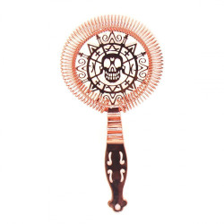 Стрейнер барный нерж. 19 см d 10,3 см медь Череп Luxury Skull - Barbossa [81259267] - интернет-магазин КленМаркет.ру