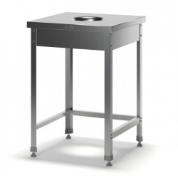 Стол для сбора отходов без борта ССН-1 1200х700х870 - интернет-магазин КленМаркет.ру