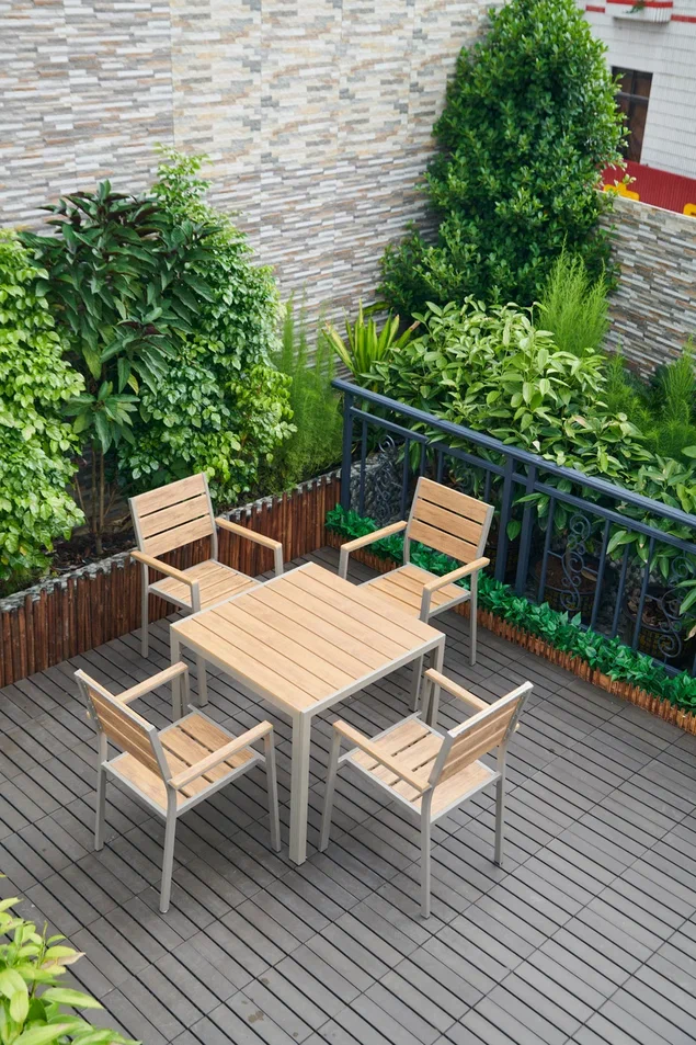 Комплект мебели (4+1) 80 (алюминиевый каркас) - интернет-магазин КленМаркет.ру