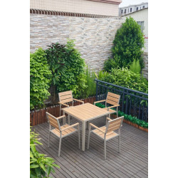 Комплект мебели (4+1) 80 (алюминиевый каркас) - интернет-магазин КленМаркет.ру