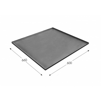 Лист подовый плоский стальной 660*600*12,5 (В235.00.00.000) для ТС1 - интернет-магазин КленМаркет.ру