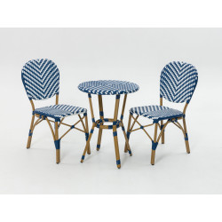 Набор для бистро (2+1) Ницца (алюминиевый каркас) - интернет-магазин КленМаркет.ру