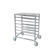 ТЕЛЕЖКА-ШПИЛЬКА под противни Luxstahl ТШГ-6  нерж. с рабочей поверхностью