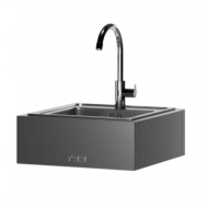 Рукомойник настенный РН (415х415х200) мойка цельнотянутая 380х380х160, отверстие под смеситель сбоку